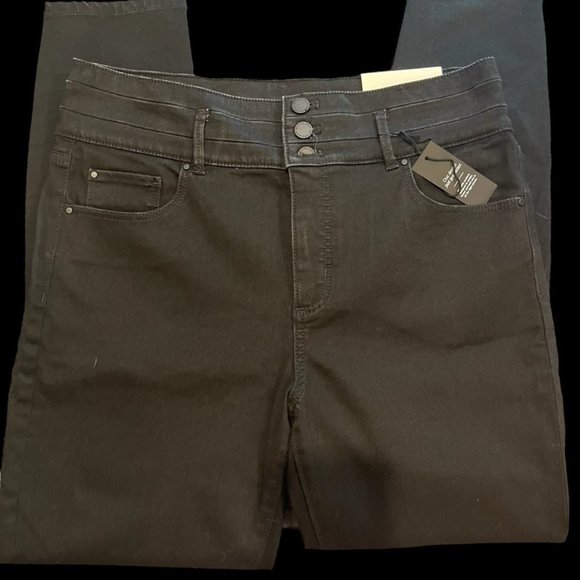 NWT Ann Taylor High Rise "The Skinny Black Jean". SIZE 12 - Picture 6 of 6